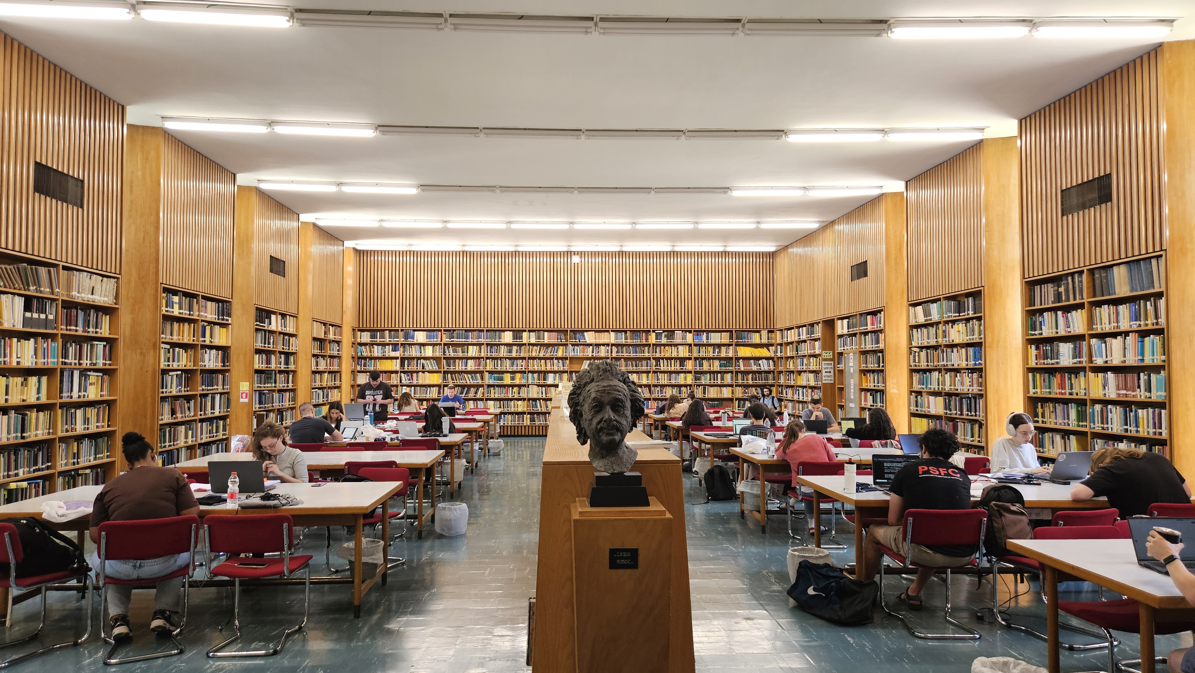 Mathematics library at the Manchester Building